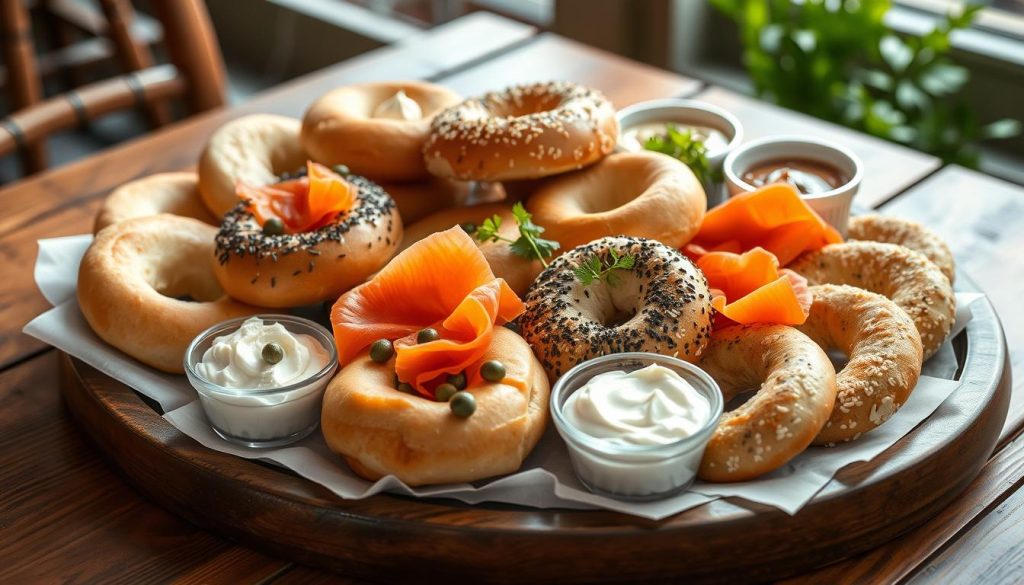 Bagels with Cream Cheese