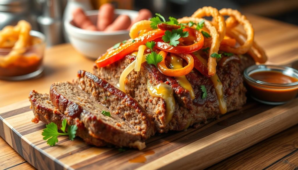 Philly Cheesesteak Meatloaf