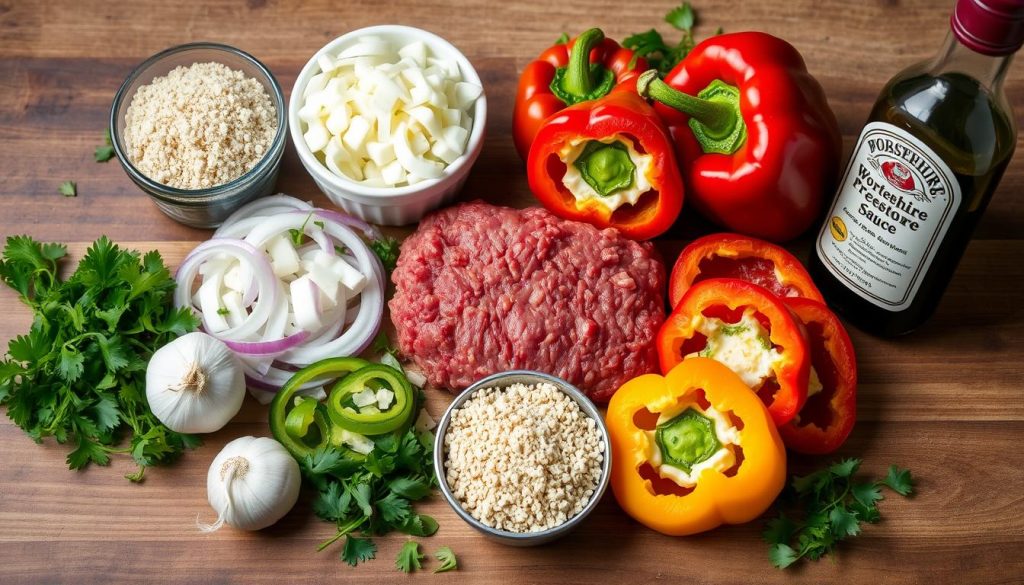 Philly Cheesesteak Meatloaf Ingredients