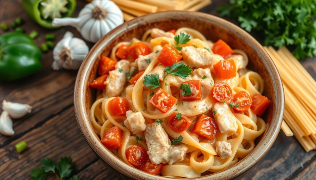 Rotel Chicken Pasta