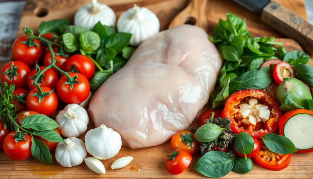 Tuscan Chicken Casserole Ingredients