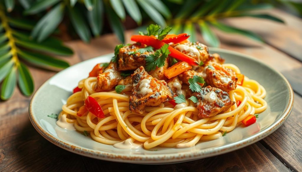 jerk chicken pasta