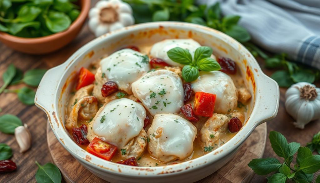 tuscan chicken casserole