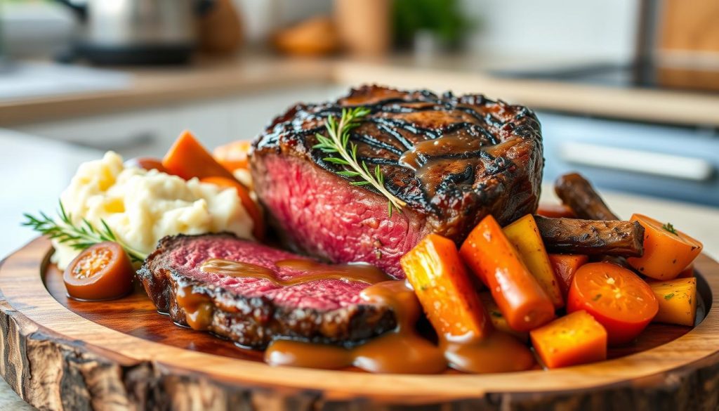 Beef Round Steak and Side Dishes