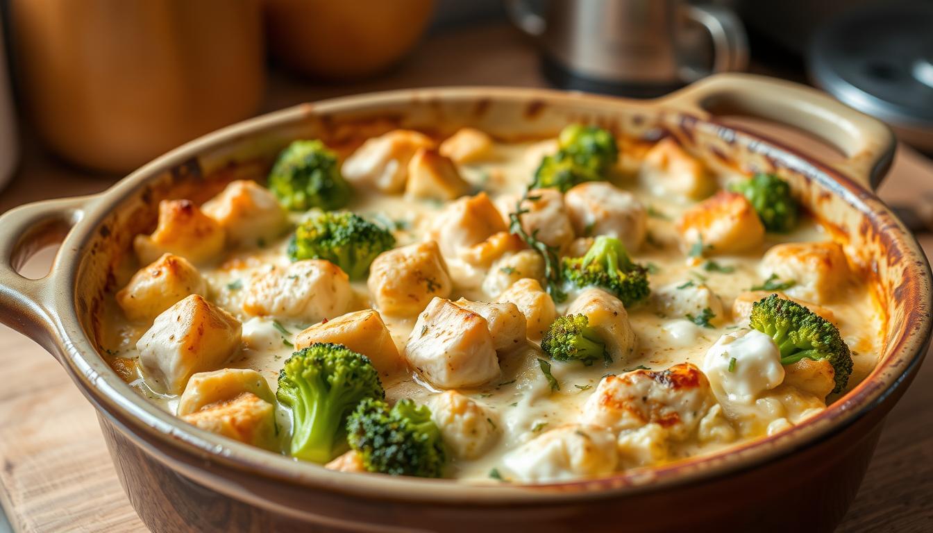 Chicken, Broccoli, and Cottage Cheese Casserole