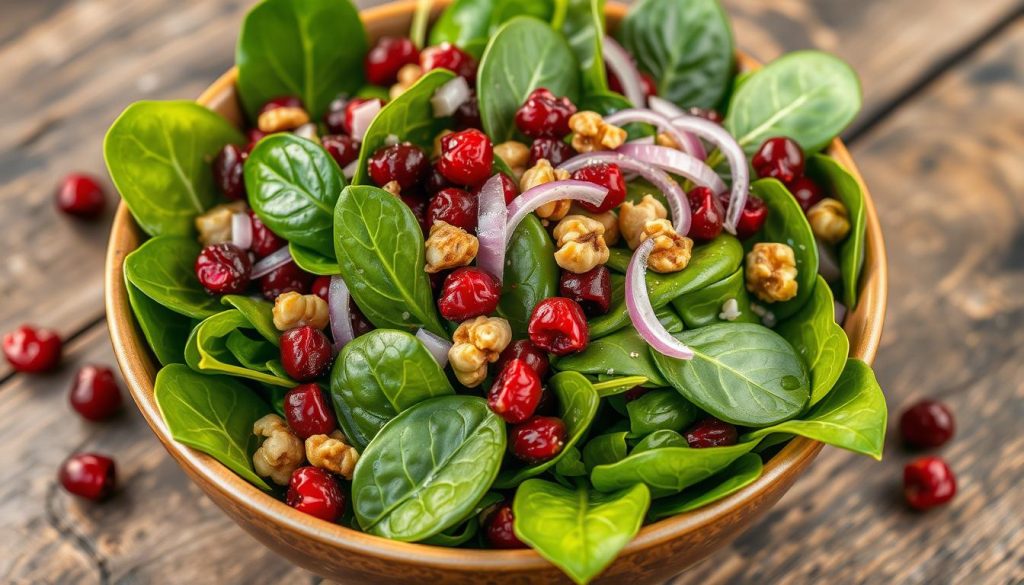 Cranberry Spinach Salad