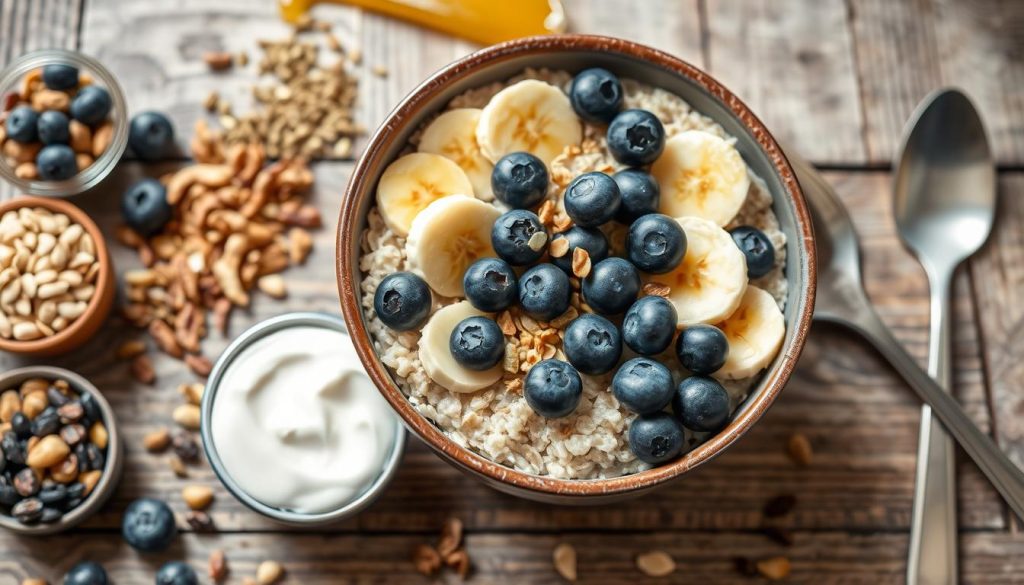 Customizable Banana Blueberry Oatmeal