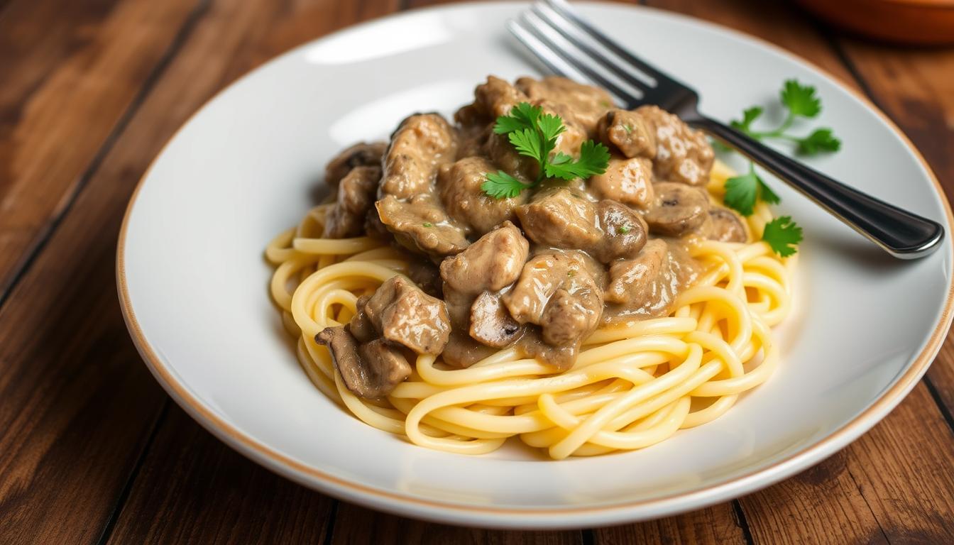 Simple Beef Stroganoff Recipe