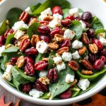 Simple Cranberry Spinach Salad