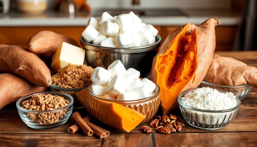 Sweet potato casserole ingredients