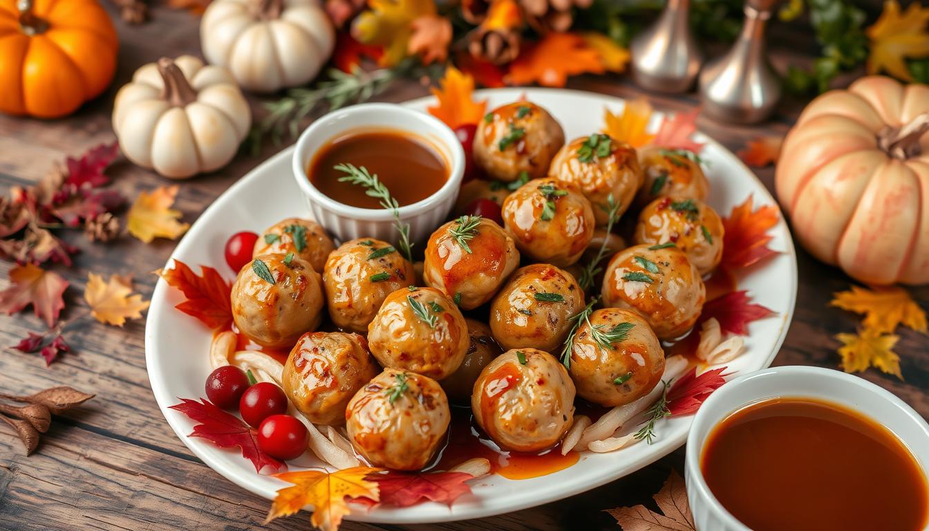 Thanksgiving Turkey Meatballs