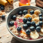 banana blueberry oatmeal