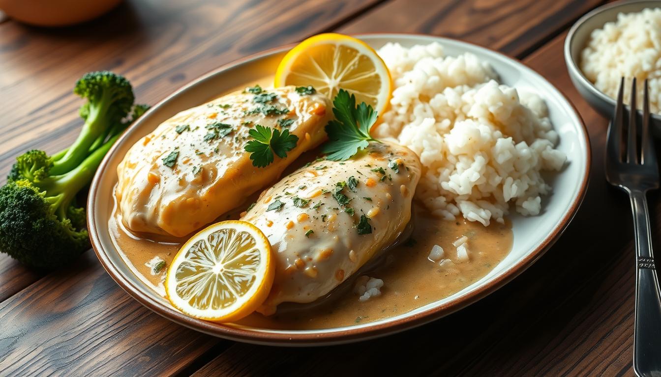 creamy lemon garlic chicken